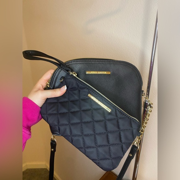 Steve Madden Handbags - Black Steve Madden crossbody purse and wallet set